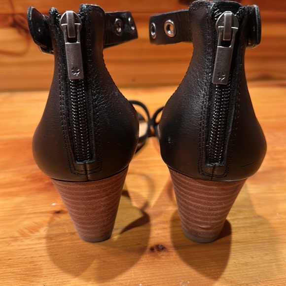 Lucky Brand Black Ankle Strap Sandals - Picture 3 of 6